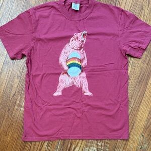 Threadless CareBear-esque Red Graphic T-Shirt